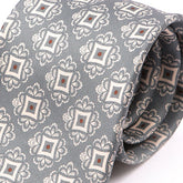 Adolfo Grey Boxed IMS Medallion Tie - Tie Doctor